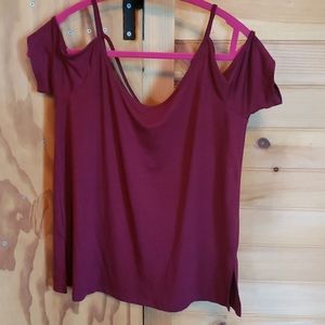 Cold shoulder shirt